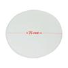 ZTBH Microscope Accessories Kit 2pcs Diameter 75 Mm Microscope Specimen Stage Translucent Frosted Working Stage Round Microscope Slides view 2