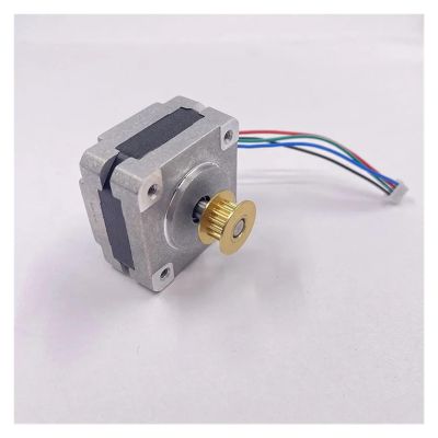 14 0.9 Degree 35MM 2-Phase 4-Wire Stepping Stepper Electronic Starter 5mm Shaft Pulley Gear