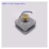 14 0.9 Degree 35MM 2-Phase 4-Wire Stepping Stepper Electronic Starter 5mm Shaft Pulley Gear view 2