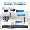 4COVR 16 Channel PoE Security Camera System, Human Vehicle Detection, Night Vision, 8 Dome IK10 Vandal-Proof 8 Bullet 8MP Wired IP Camera IP67 Commercial, 4K NVR 4TB HDD for Business, LYH54A8M1616-1 view 2