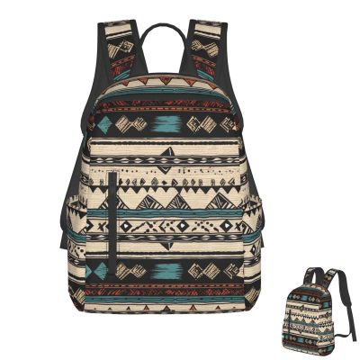 KLLTYHMU Native American Patterns Backpack For Women Men Lightweight Waterproof Laptop Backpack Travel Shoulder Bag Casual Daypack
