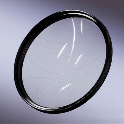 Starlight Streak Filter, Movie Glare Irregular Streak Special Effects, Ultra Slim Optic Glass Multi Coated, for Camera DSLR Cinematic Video