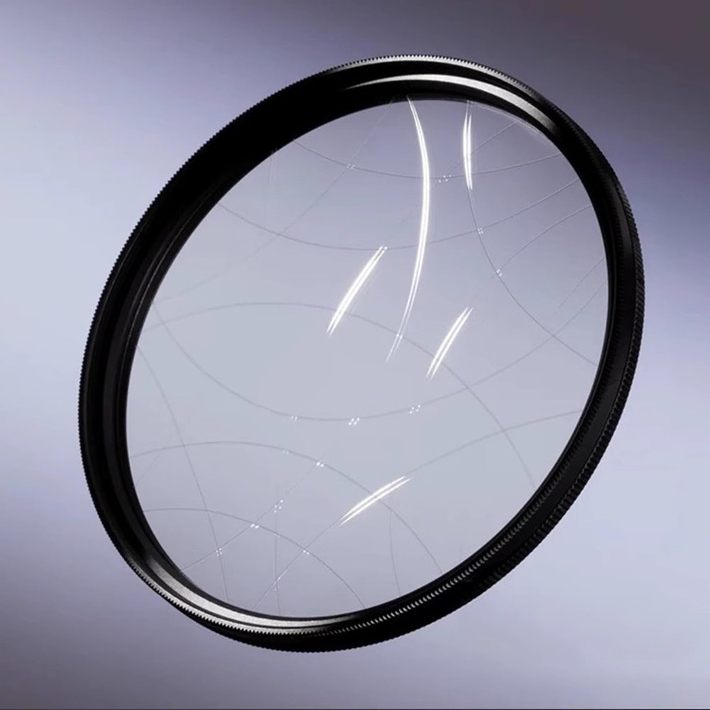 Starlight Streak Filter, Movie Glare Irregular Streak Special Effects, Ultra Slim Optic Glass Multi Coated, for Camera DSLR Cinematic Video
