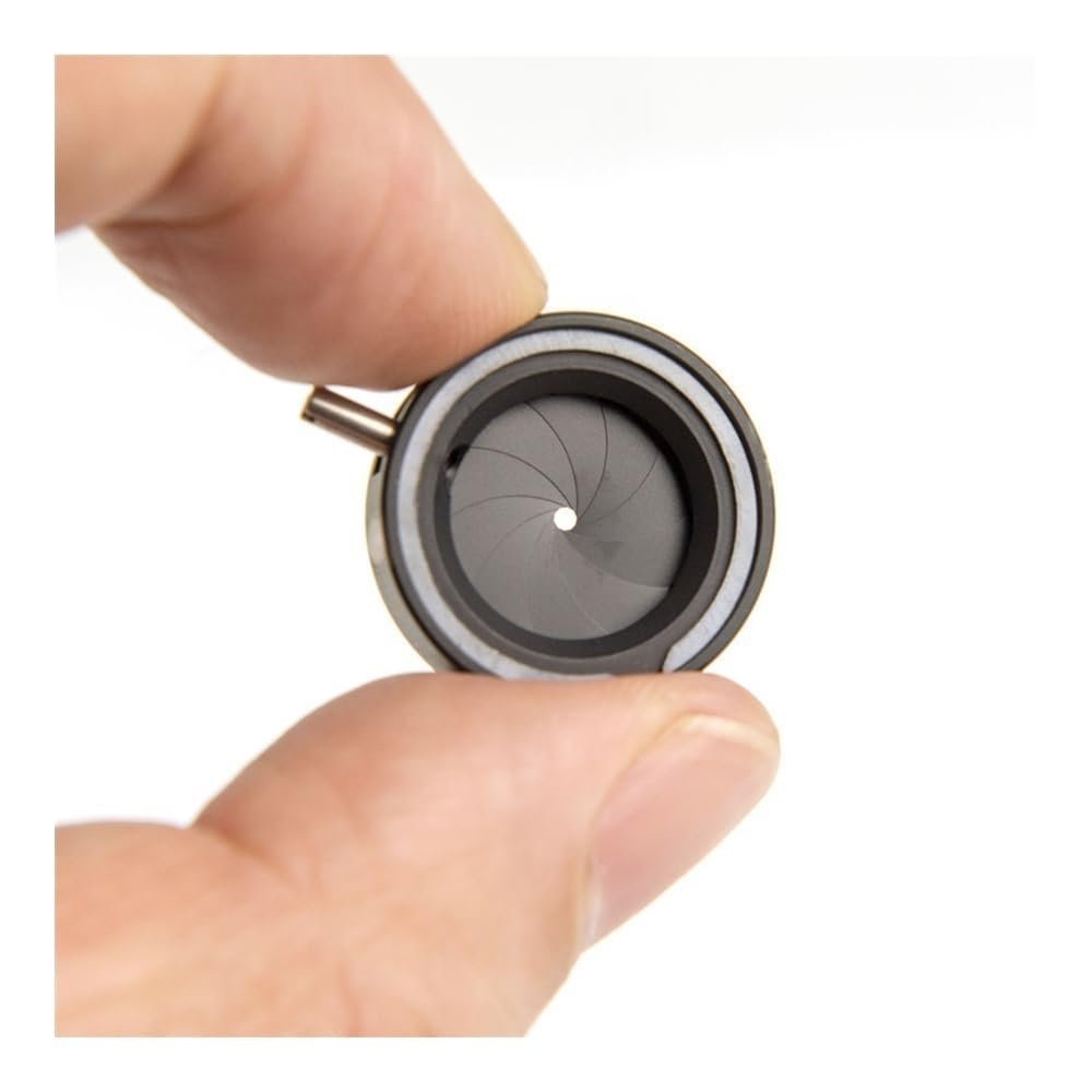 LJSM Lab Microscope Slides 1pc Optical Iris Diaphragm Iris Module 1-12mm Adjustable Manual Aperture for Microscope/Camera Microscope Parts