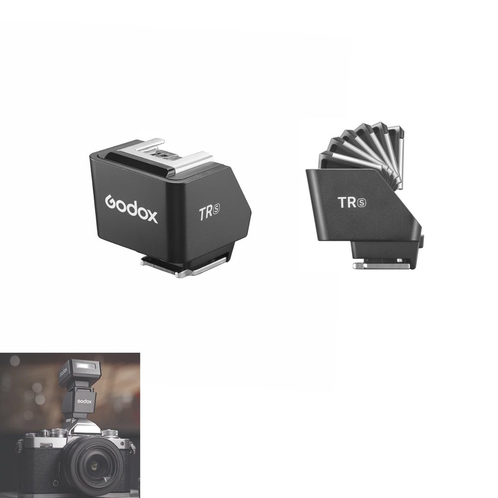 Godox TR-S TTL Hot Shoe Riser Hot Shoe Extender for iT20-S, iT22-S, iT30Pro-S Camera Flash for Sony, Raises Flash Height to Reduce Lens Shadow, Compatible with Godox Flashes Under 300g