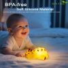 DREAMING MY DREAM Cute Giraffe Night Light for Kids,3 Levels Dimmable Bedside Touch Lamp Rechargeable Squishy Nursery lightwith 30min Timmer Function, Baby Kids Room Decor, Gifts for Girls boy view 4