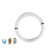 KOOILANG 1/2M PTFE Tube 3D Printer Tube for 1.75mm Filament, 4mm OD X 2mm ID Clear PTFE Tubing High-Temperature Resistance Flexible(2M) view 1
