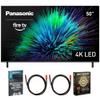 Panasonic TV-50W70BP W70 Series 50 inch LED 4K Ultra HD Smart Fire TV Bundle with 2X 6FT Universal 4K HDMI Cable, Theater Essentials and CPS Exclusive 26 Month Protection Pack (BEACH-CPS-26M500ATV) view 1