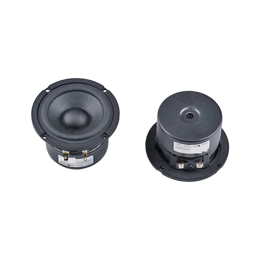 ZVHZQEMMT Pure Mid Range Speaker 3 Inch 89mm Household Tri Frequency Vocal Instrument Cotton Fiber Basin 95HZ-15KHZ 15W Lucky