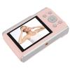 Focket 4K Digital Camera, 50MP FHD Autofocus Anti Shake Compact Point and Shoot Camera with 16X Digital Zoom LED Flash for Teens Adults Beginners (Pink) view 3