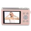 Focket 4K Digital Camera, 50MP FHD Autofocus Anti Shake Compact Point and Shoot Camera with 16X Digital Zoom LED Flash for Teens Adults Beginners (Pink) view 4