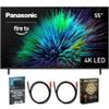 Panasonic TV-55W70BP W70 Series 55 inch LED 4K Ultra HD Smart Fire TV Bundle with 2X 6FT Universal 4K HDMI Cable, Theater Essentials and CPS Exclusive 26 Month Protection Pack (BEACH-CPS-26M500ATV) view 1