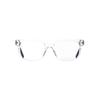 Elton John Mod Mens Women's Acetate Designer Blue Light Glasses Gloss Crystal Clear Silver Star 54mm view 2