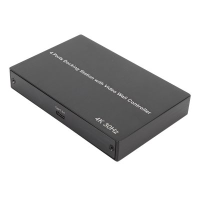 Aramox USB 3.0 HD Multimedia Interface Docking Station, 4 Ports Display Adapter for Victories 10 7 8.1, Stereo Sound Format, Wide Compatibility (US Plug)