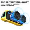 Bluetooth Speaker Big Portable Wireless Outdoor Speaker,Deep Bass,IPX6 Waterproof,Dual Pairing,Bluetooth 5.3,24H+ Playtime,LED LightMusiBaby Loud Boombox for Camping,Hiking,Party,Beach(Yellow) view 3