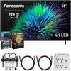 Panasonic TV-55W70BP W70 Series 55 inch LED 4K Ultra HD Smart Fire TV Bundle with 2X HDMI 2.0 Cable, TV Wall Mount, 6-Outlet Surge Adapter, Theater Essentials and Exclusive 26 Month Protection Pack view 1