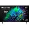 Panasonic TV-55W70BP W70 Series 55 inch LED 4K Ultra HD Smart Fire TV Bundle with 2X HDMI 2.0 Cable, TV Wall Mount, 6-Outlet Surge Adapter, Theater Essentials and Exclusive 26 Month Protection Pack view 2
