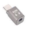 Aramox USB C at 3.5 Mm Headphones 32 Bit 384kHz Sound Jack Dongle for 16 Pro 16 Plus, Zincstlement Material (Silver Black) view 3