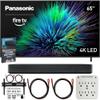 Panasonic TV-65W70BP W70 Series 65 inch LED 4K Ultra HD Smart Fire TV Bundle with Bluetooth Soundbar, TV Wall Mount, 6-Outlet Surge Adapter, Theater Essentials and 2X HDMI Cable view 1