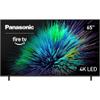 Panasonic TV-65W70BP W70 Series 65 inch LED 4K Ultra HD Smart Fire TV Bundle with Bluetooth Soundbar, TV Wall Mount, 6-Outlet Surge Adapter, Theater Essentials and 2X HDMI Cable view 2