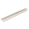 50Pcs 3/4in Light Gold Metal Double Loop Binding Wires for 180 Sheets, 3:1 Pitch 34-Hole Spiral Coils, Durable Nylon Coated Wire Spines for Documents & Reports (Antique Brass) view 3