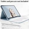 Disonbeir for iPad mini 7 (A17 Pro)/ iPad mini 6th 7th Generation Keyboard Case with Mouse and Rainbow Backlit Detachable Bluetooth Keyboard Cover,Pink view 4