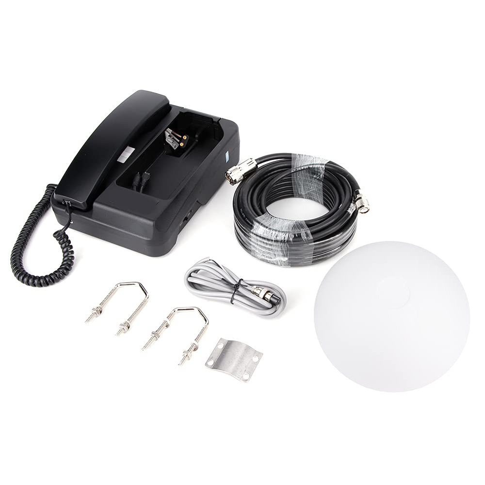 Brilluxa Satellite Dock, Maritime Phone Station and Communication Terminal with Outdoor Antenna Kit for Boat Ship Yacht Cabin, Marine Bridge Satellite Calling and Vessel Control