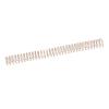 50Pcs 3/4in Light Gold Metal Double Loop Binding Wires for 180 Sheets, 3:1 Pitch 34-Hole Spiral Coils, Durable Nylon Coated Wire Spines for Documents & Reports (Rose Gold) view 3