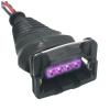 VSVAKHXC 1 Set 4 Pin Auto Water Proof Wire Harness Cable Sealed Connector EFI Female EV1 Fuel Injector Ignition Coil Plug Connector(1 Set) view 1