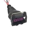 VSVAKHXC 1 Set 4 Pin Auto Water Proof Wire Harness Cable Sealed Connector EFI Female EV1 Fuel Injector Ignition Coil Plug Connector(1 Set) view 2