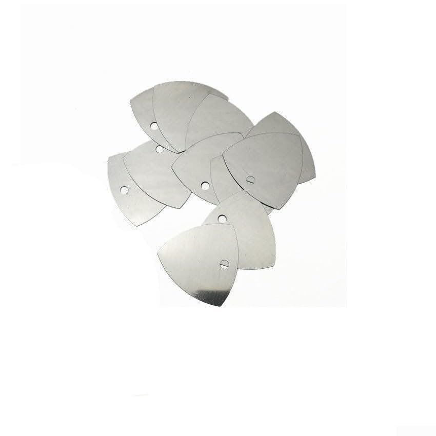 10 Stainless Steel Thin Metal Opening Picks Pry Tools for Smartphone Screen Repair and Electronic Device Opening