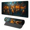 Feather Gaming Mouse Pad, Mouse Pad 32x16in, Large Desk Mat with Non-Slip Rubber Base, Office Desk Accessories, Large Extended Gaming Keyboard Mat, Big Mousepad for Computer Gamer Office, Blue 1-4865 view 1