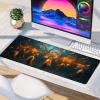 Feather Gaming Mouse Pad, Mouse Pad 32x16in, Large Desk Mat with Non-Slip Rubber Base, Office Desk Accessories, Large Extended Gaming Keyboard Mat, Big Mousepad for Computer Gamer Office, Blue 1-4865 view 4