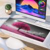 Tree Mouse Pad, Gaming Mouse Pad 24x12in, Desk Mat with Stitched Edges, Large Mousepad Waterproof, Gaming Accessories Keyboard Mat, Office Desk Accessories, for Gamer Computer Office Home, Pink D-2331 view 4