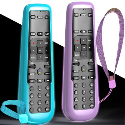 2PACK Case for DirecTV Remote, Cover for AT&T TV Now Receiver C71KW / RC82V Voice Remote Control Skin Sleeve Purple Blue