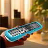 2PACK Case for DirecTV Remote, Cover for AT&T TV Now Receiver C71KW / RC82V Voice Remote Control Skin Sleeve Purple Blue view 3