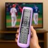 2PACK Case for DirecTV Remote, Cover for AT&T TV Now Receiver C71KW / RC82V Voice Remote Control Skin Sleeve Purple Blue view 4