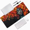 Woman Gaming Mouse Pad, Mouse Pad 32x16in, Large Desk Mat with Non-Slip Rubber Base, Office Desk Accessories, Large Extended Gaming Keyboard Mat, Big Mousepad for Computer Gamer Office, Orange 2-7311 view 3