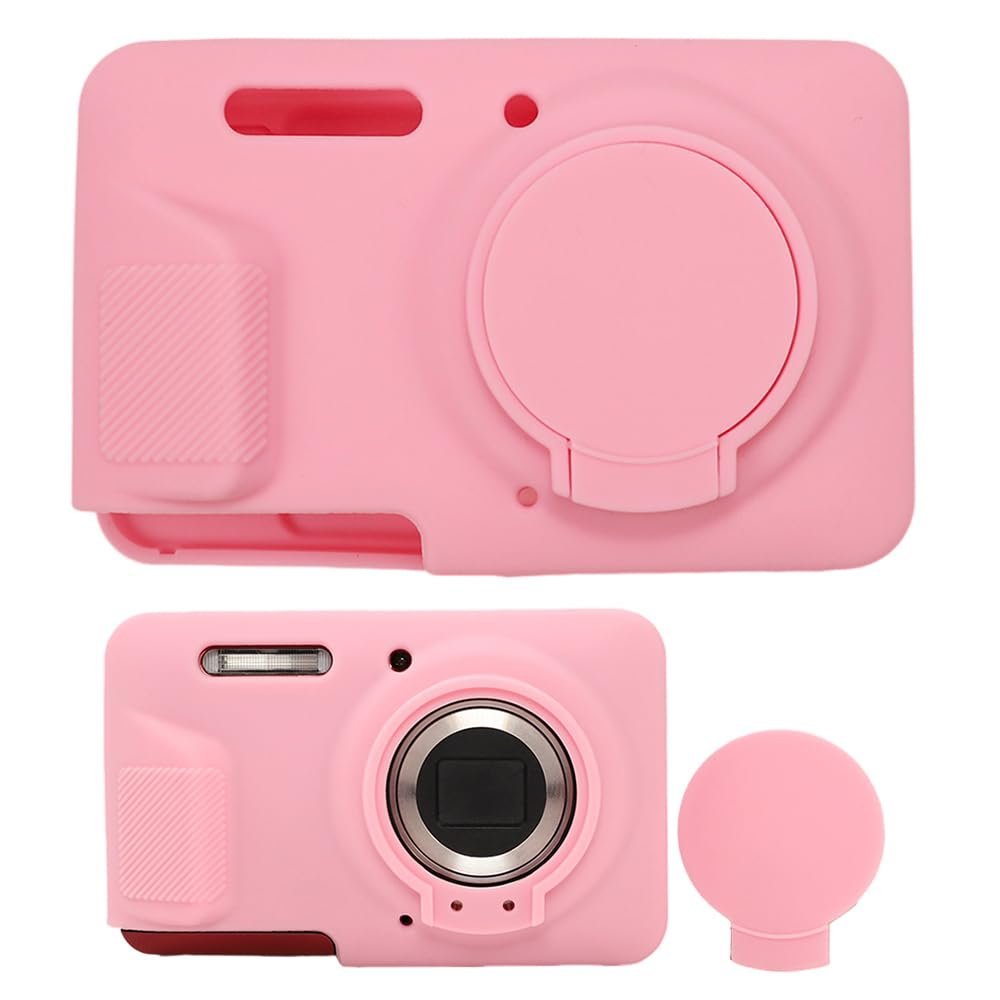 AEXUTDA Case Compatible for Kodak FZ55 Camera, Lightweight FZ55 Body Skin, Soft Silicone Scratch Resistant Ultra-Thin Protective case FZ55,Pink