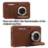 AEXUTDA Case Compatible for Kodak FZ55 Camera, Lightweight FZ55 Body Skin, Soft Silicone Scratch Resistant Ultra-Thin Protective case FZ55,Coffee Color view 3