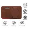 AEXUTDA Case Compatible for Kodak FZ55 Camera, Lightweight FZ55 Body Skin, Soft Silicone Scratch Resistant Ultra-Thin Protective case FZ55,Coffee Color view 4