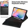 Rainbow Backlit Keyboard Case for Galaxy Tab A9 8.7" with Mouse and 7 Colors RGB Colorful Backlight Detachable Bluetooth Keyboard Cover,Dark Green+White view 2