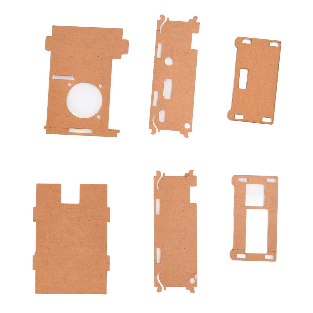 Acrylic Cooling Case Heat Dissipation Enclosure Protective Box for 3 Transparent Acrylic Shell with Fan and Screws Fit Motherboard (No Fan)
