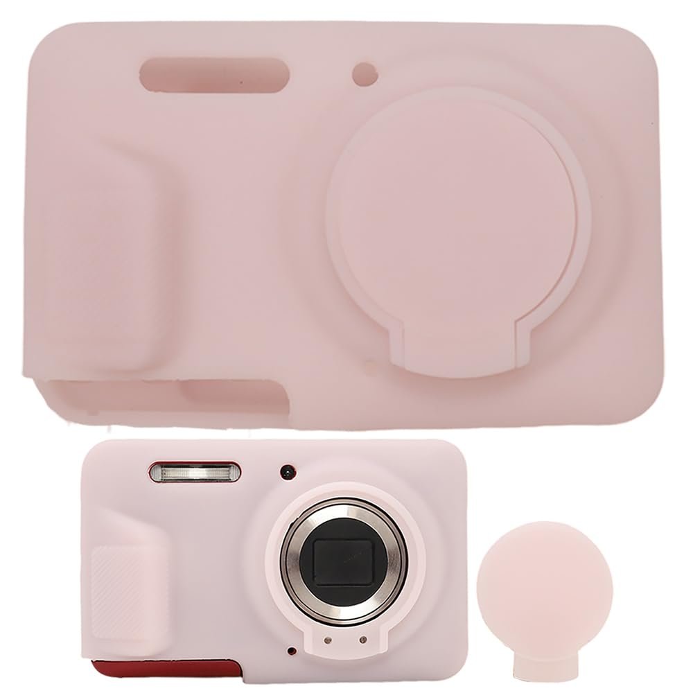 AEXUTDA Case Compatible for Kodak FZ55 camera, FZ55 body soft protective cover, soft silicone scratch resistant ultra-thin protective case FZ55,Jelly pink
