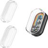 2 Pack Case for Xiaomi Smart Band 10 with Screen Protector, Flexible TPU Shockproof Scratch Proof Cover Case for Xiaomi Mi Band 10 smartwatch (Clear/Clear) view 1