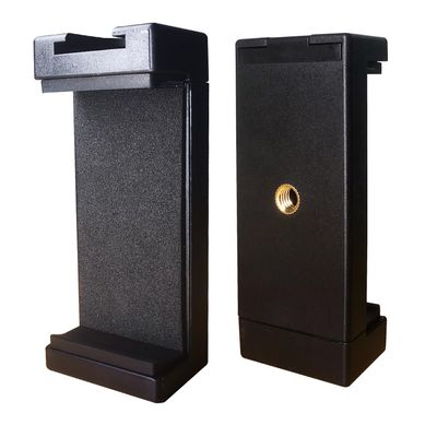 1 PCS Phone Clamp with Cold Shoe Mount, Universal Phone Holder with Double Screw Mouth