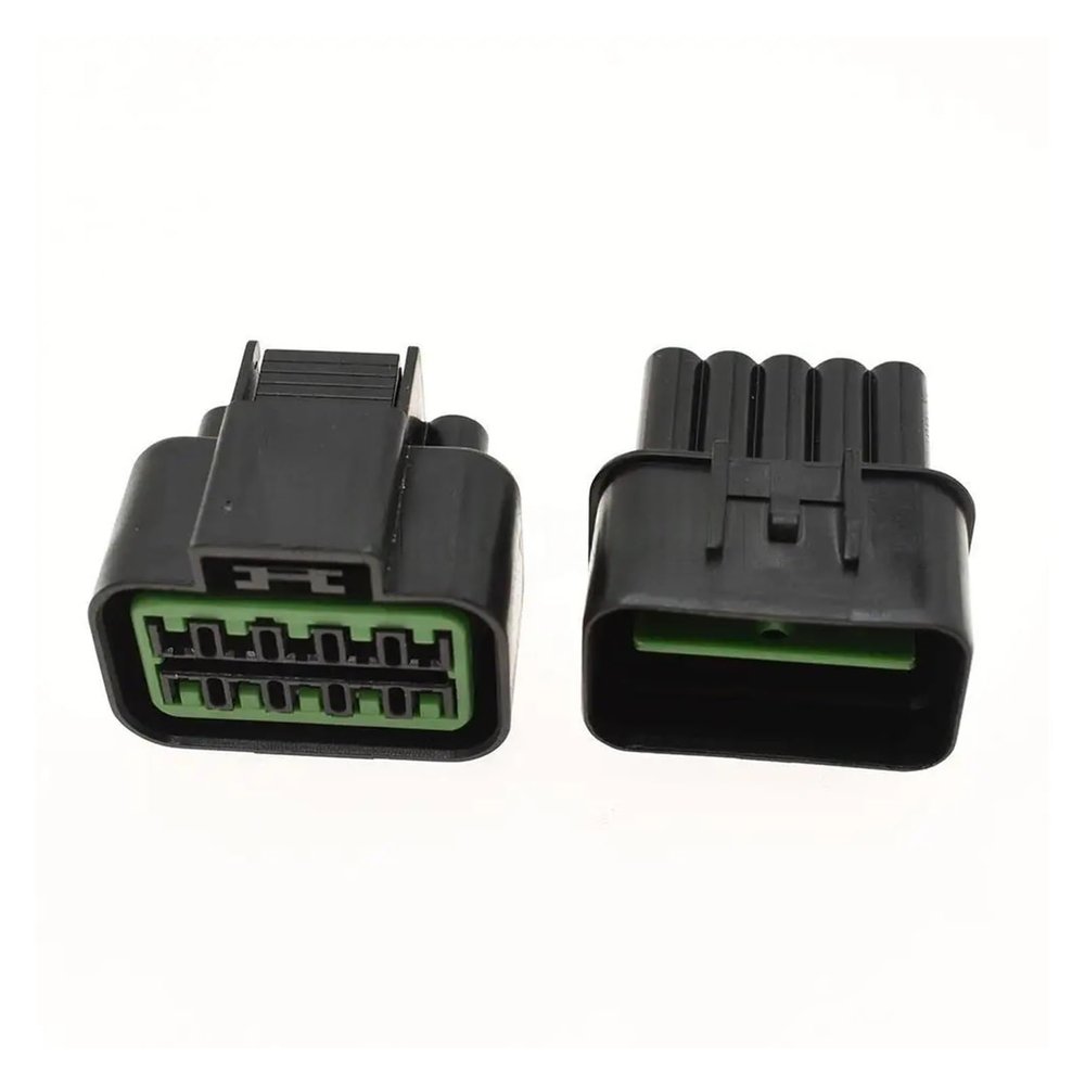 1 Set PB625-10027 PK501-10020 Car Motorcycle Cable 10 Pin Water Proof Automotive Connector Female Male Plug(Lavender)