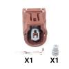 QPALCOY 1 Set 1P Car Sensor Socket with Terminal and Rubber Seals AC Assembly Auto Wire Connector(1 Set with Wires) view 3
