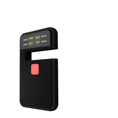 UV Meter, 3-in-1 Handheld Window Tint Transmission Meter VL/UV/IR Transmittance Meter Car Glass Solar Film Tester Type-C Charge