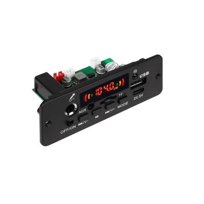 Dc 5V 10W Bluetuth 5.0 Stereo DIY Car Mp3 Player Decoder Board 2 * 5W Amplifier Wireletss Fm Radlo Module Tf USaB Handsfree Call